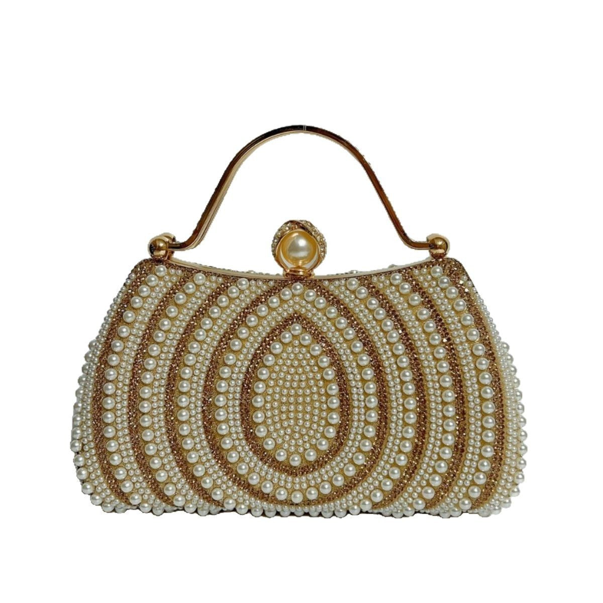 Women's Pearl & Diamond Shoulder Bag