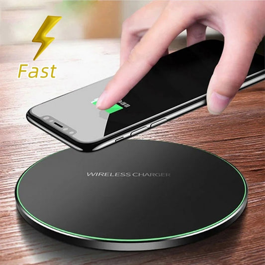 Wireless Fast Charger for iPhone & Samsung