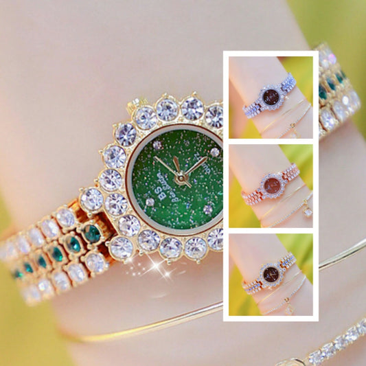 Multicolor Luxury Women's Quartz Wristwatch