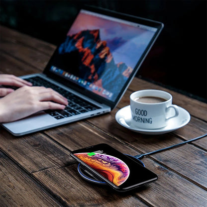 Wireless Fast Charger for iPhone & Samsung