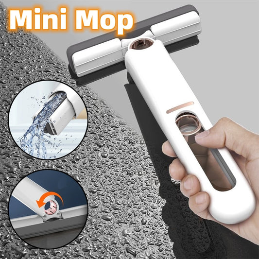 Mini Mop – Portable Sponge Squeeze Cleaner for Floor, Car & Home Use
