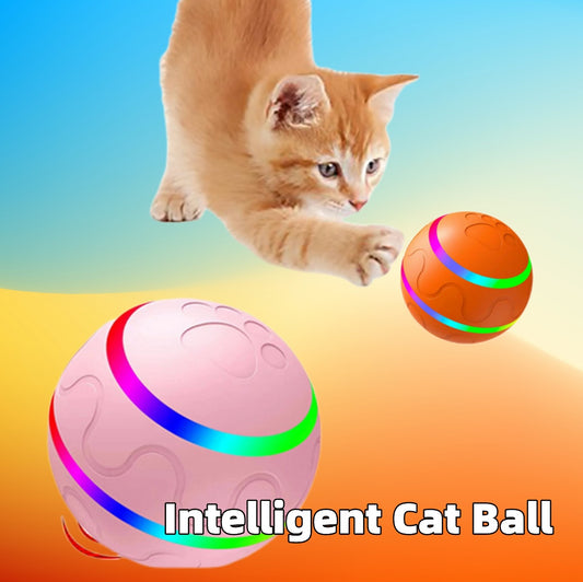 Automatic Rotating Cat Toy Ball
